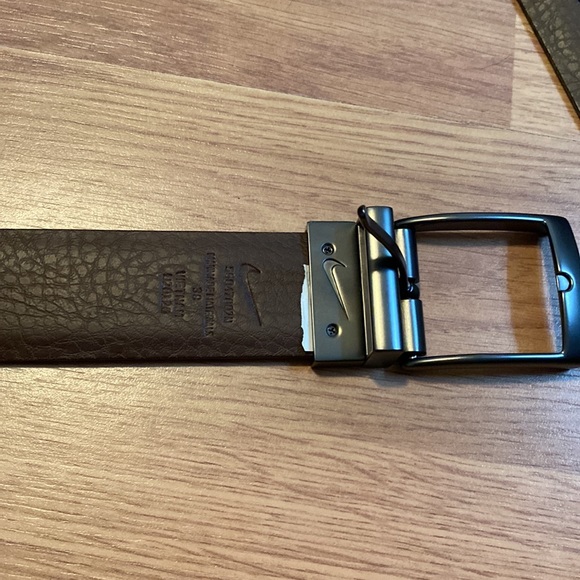 Nike black brown reversible belt - Picture 3 of 4